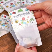 10x5 Blumenmurmeln im Tütchen