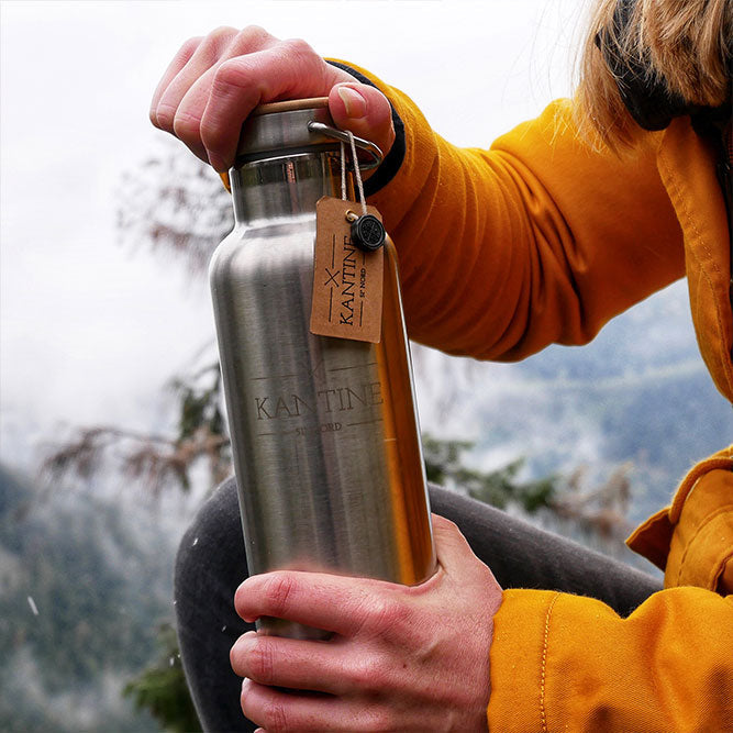 Isolierflasche Outdoor Edelstahl 750ml Doppelwandige Mit Vakuumisolierung Trinkflasche Für Heiße Kalte Getränke