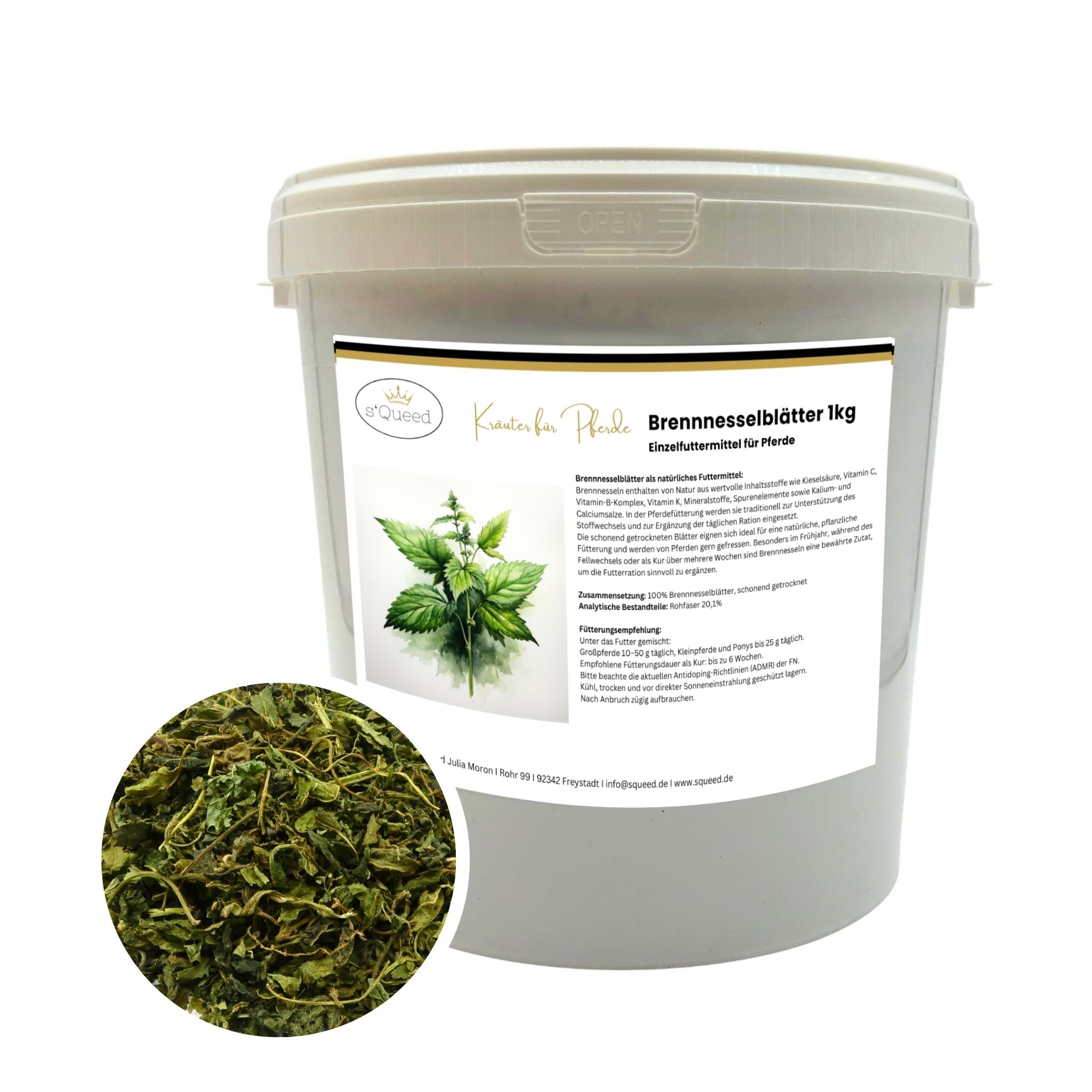 Brennnessel Für Pferde Natürliche Unterstützung Für Nieren Stoffwechsel Haut Gelenke Einzelfuttermittel