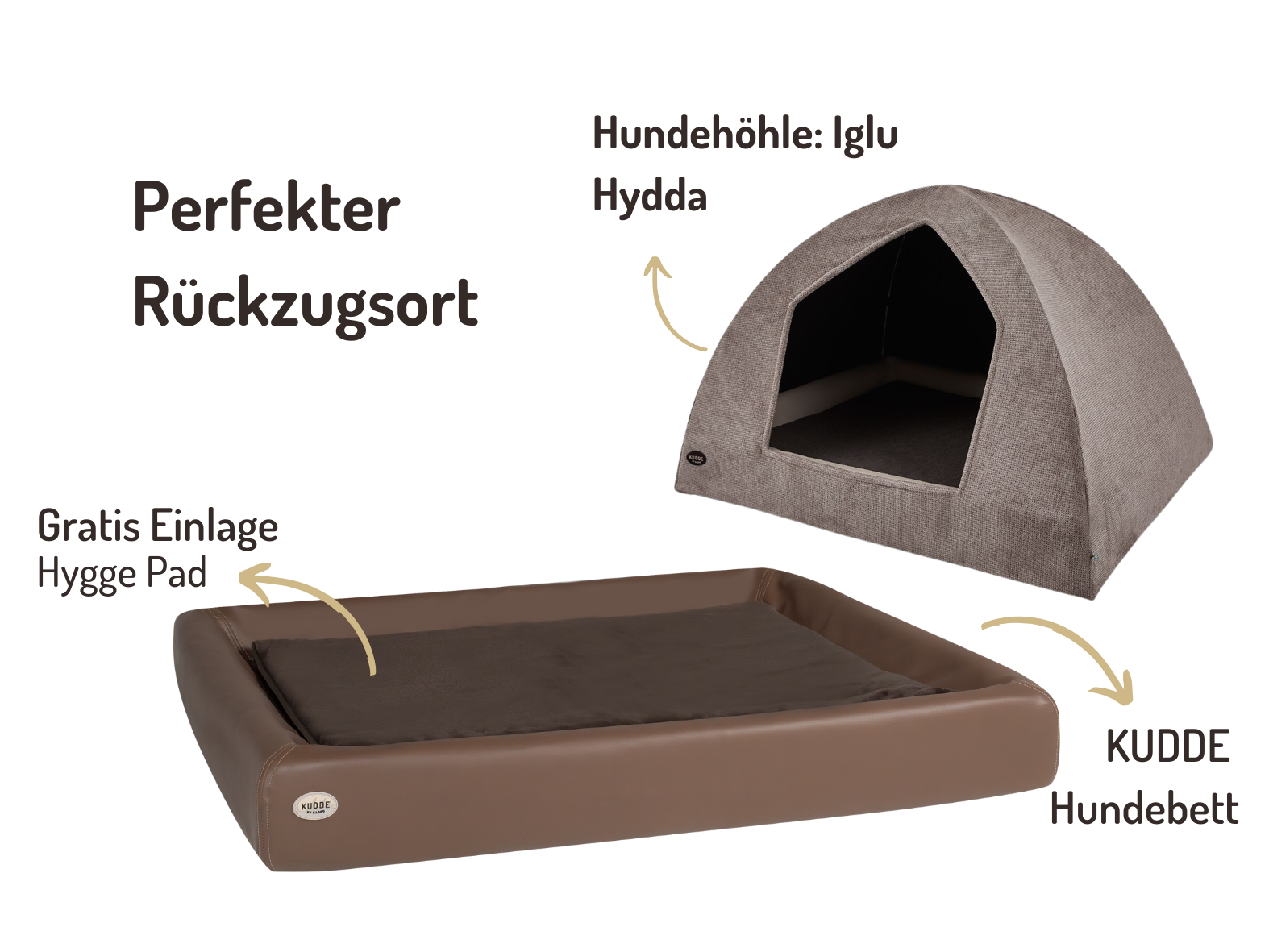 Hundehöhlen-Bundle | KUDDE + Iglu Hydda