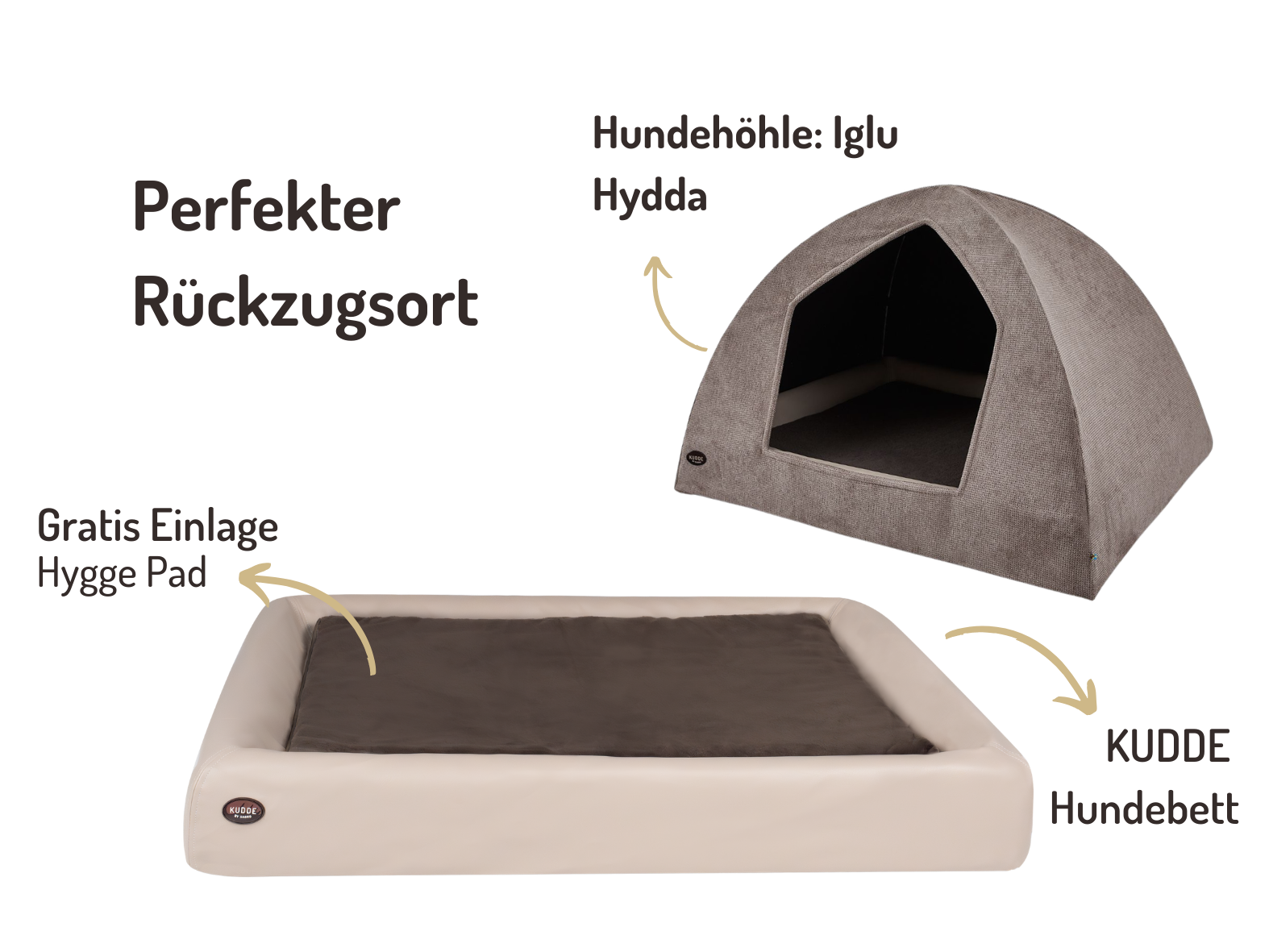 Hundehöhlen-Bundle | KUDDE + Iglu Hydda