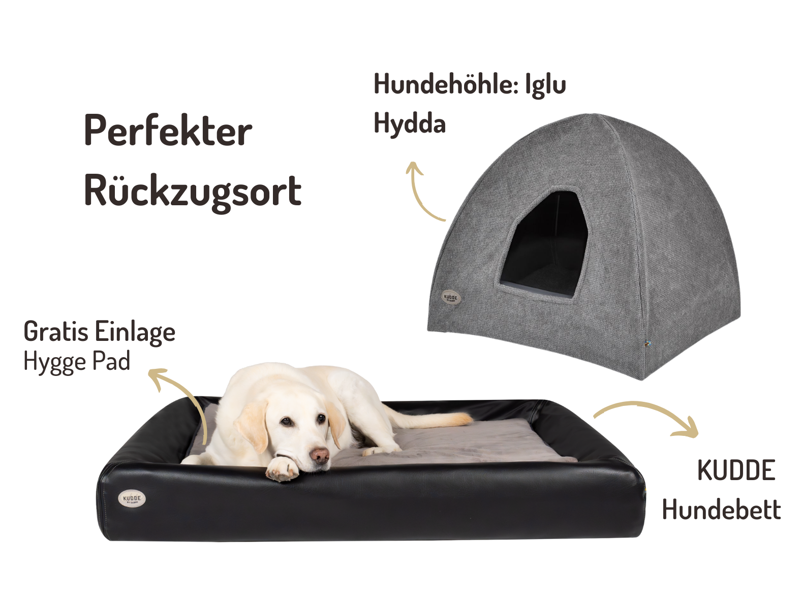 Hundehöhlen-Bundle | KUDDE + Iglu Hydda