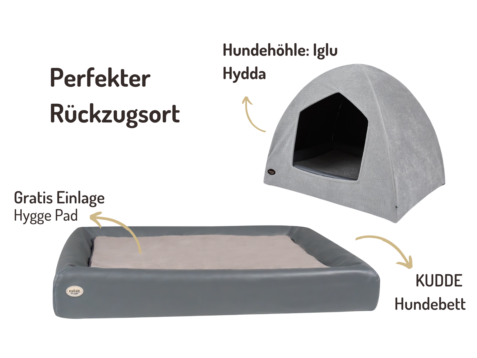 Hundehöhlen-Bundle | KUDDE + Iglu Hydda