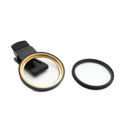 System-S Star Burst Filter 52 Mm Clip - 360 Grad Cross Flare Für Smartphone Fotografie