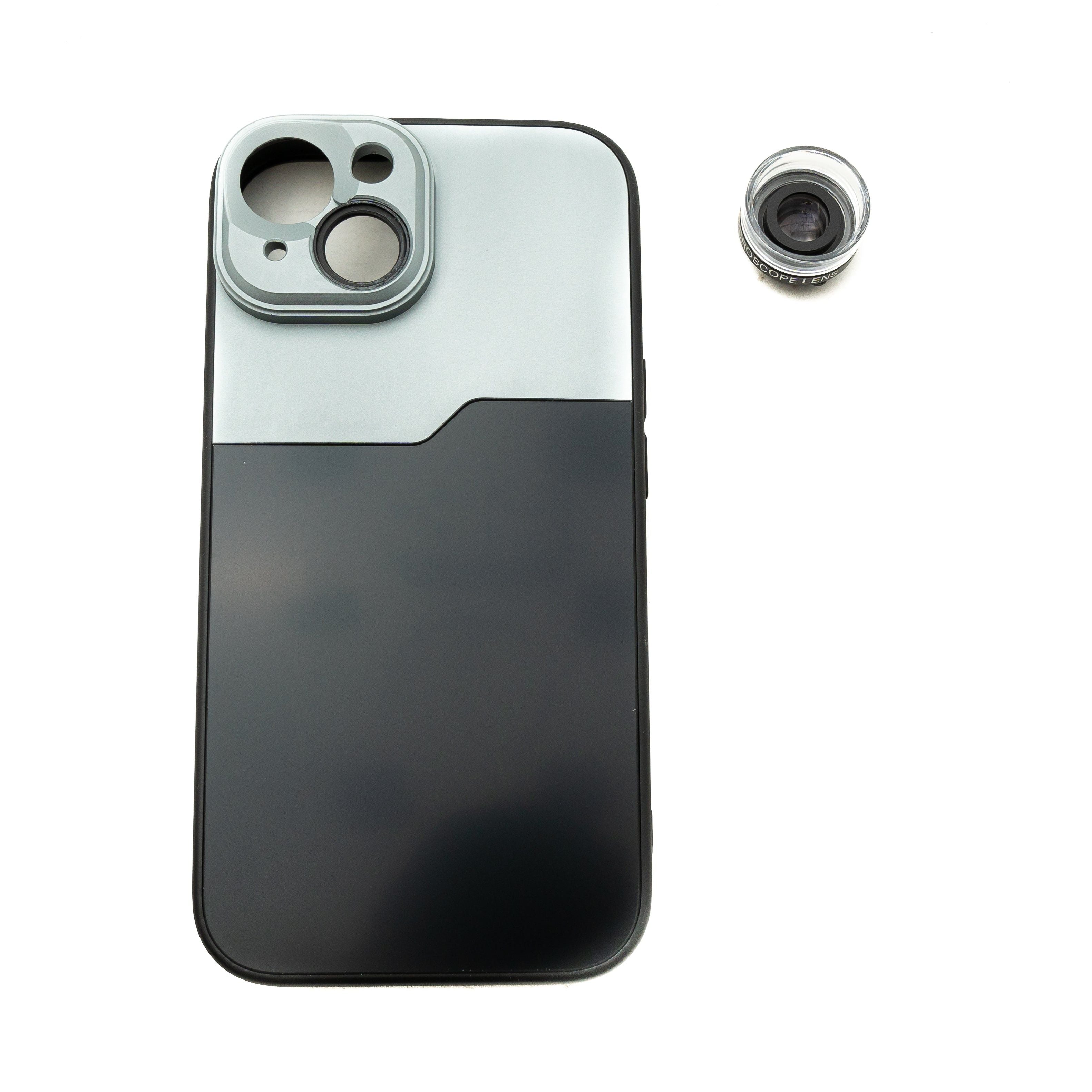 Makro Linse 30x Mikroskop 37 mm Gewinde Für iPhone 15 Mit Robuster Schutzhülle Und Schraubadapter