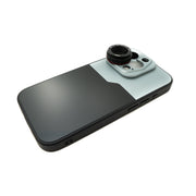 Makro Linse 2,8x 37 mm HD Filter Mit Hartschalenhülle Für iPhone 15 Pro Schwarz Grau