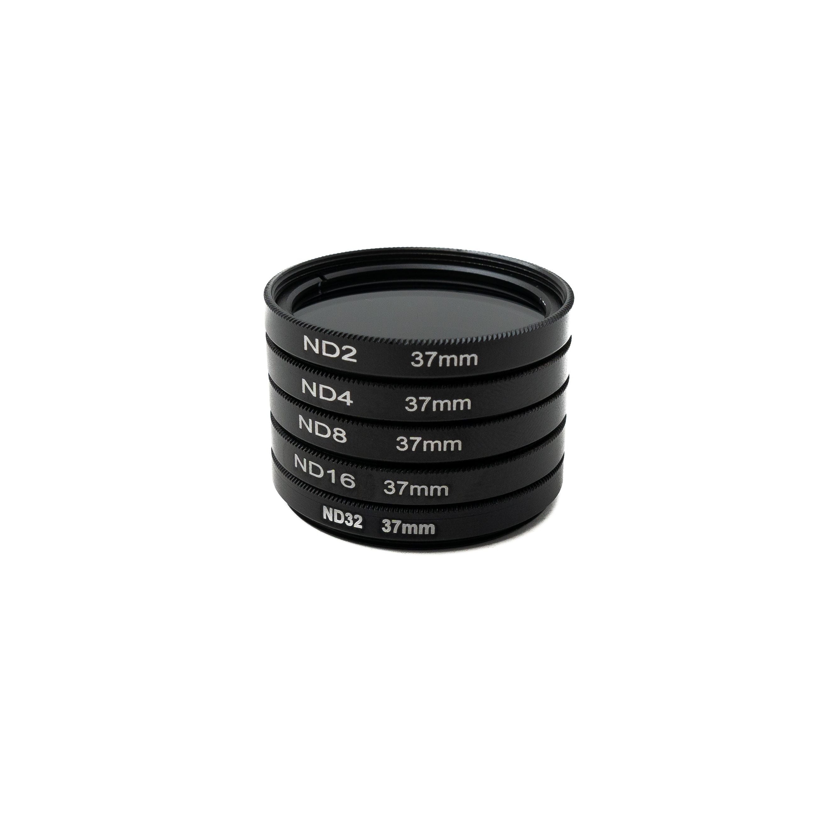 ND Filter Set 37 Mm Für iPhone 15 Pro Max Mit 5 Filtern ND2 ND4 ND8 ND16 ND32 Und Tasche