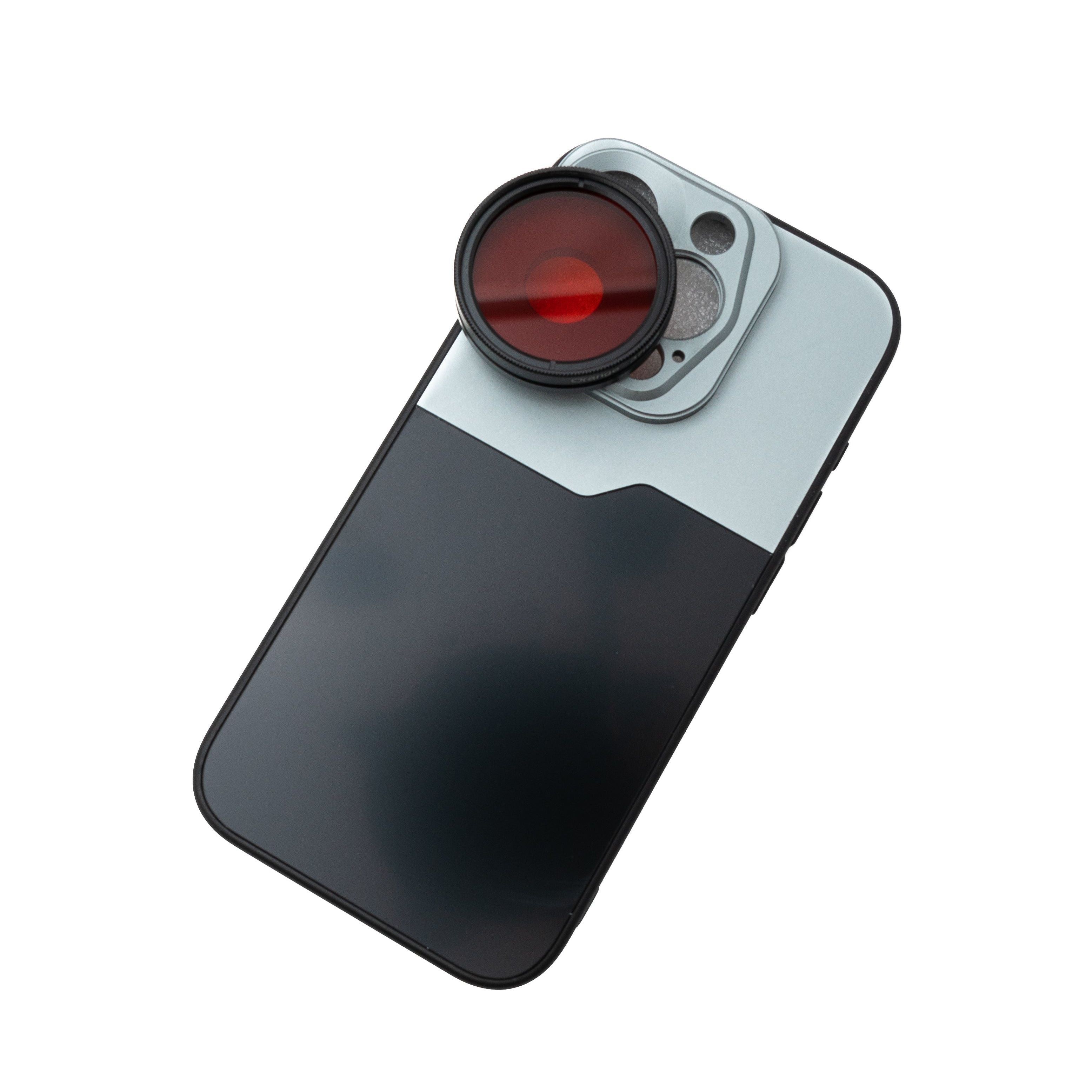 Farbfilter Set 37 mm Für iPhone 15 Pro Mit Gewinde Sechs Farbfilter Blau Gelb Rot Grün Lila