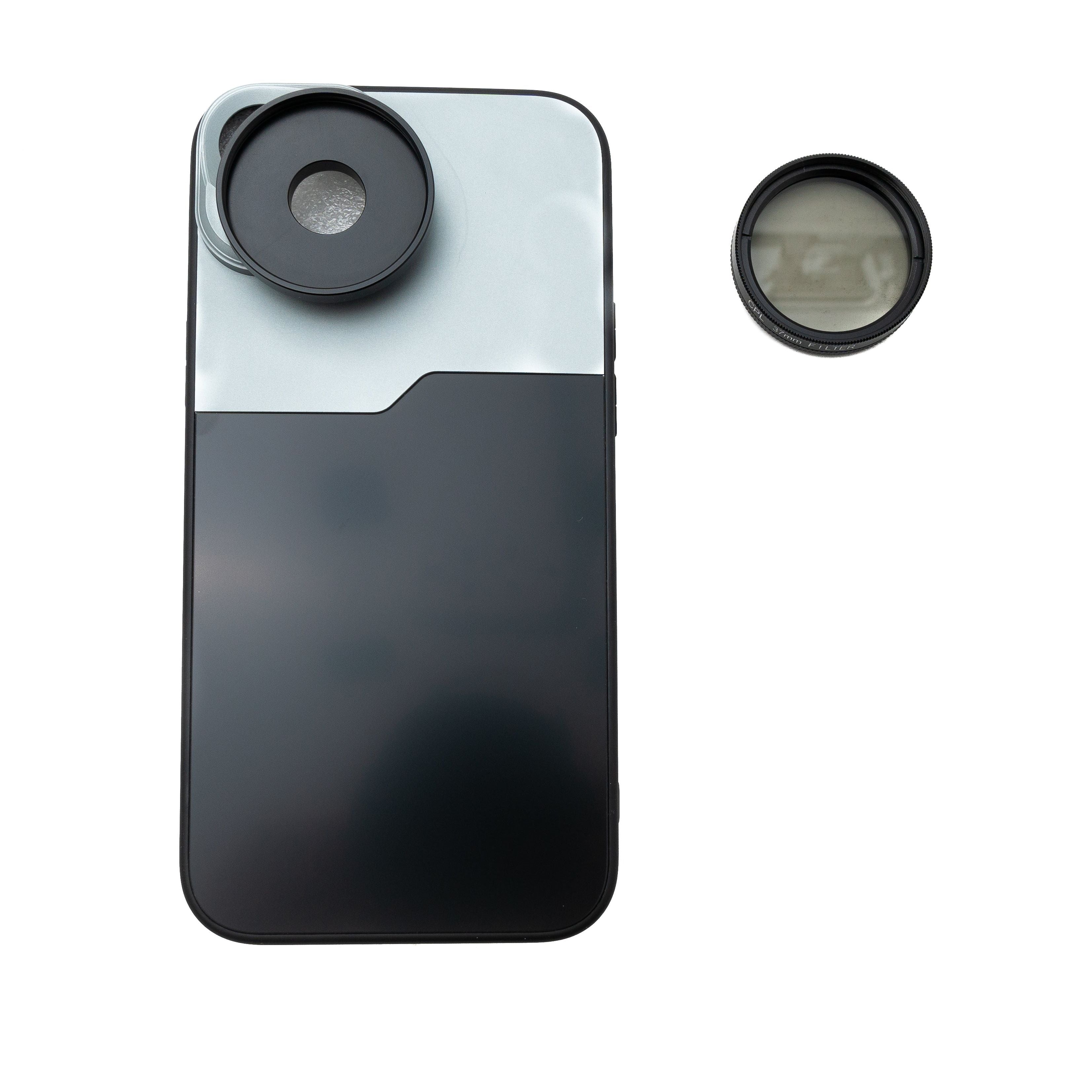 CPL Filter 37 mm Circular Polarizer Linse Für iPhone 15 Plus Mit Gewinde Hülle Systemhaus Zakaria