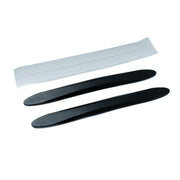 SYSTEM-S 2x Auto Tür Schutz Streifen Anti Kollision Universal aus PVC in Schwarz