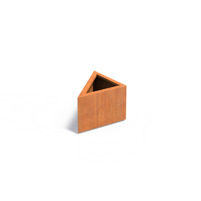 Cortenstahl Pflanzkübel TRIANGLE