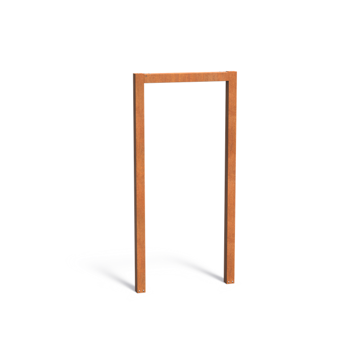 Cortenstahl Pergolen Pergola U-förmig