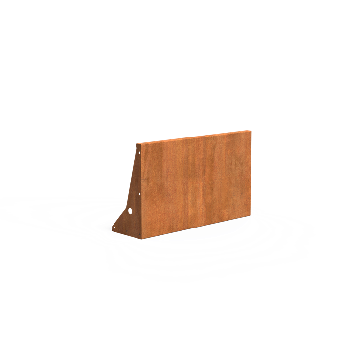 Cortenstahl Stützmauer Stützmauer 600