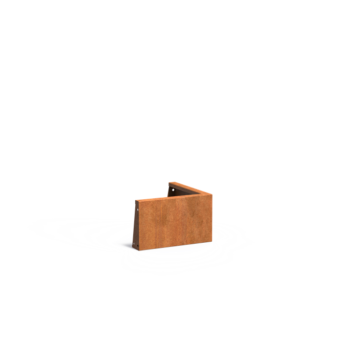 Cortenstahl Stützmauer Stützmauer 300