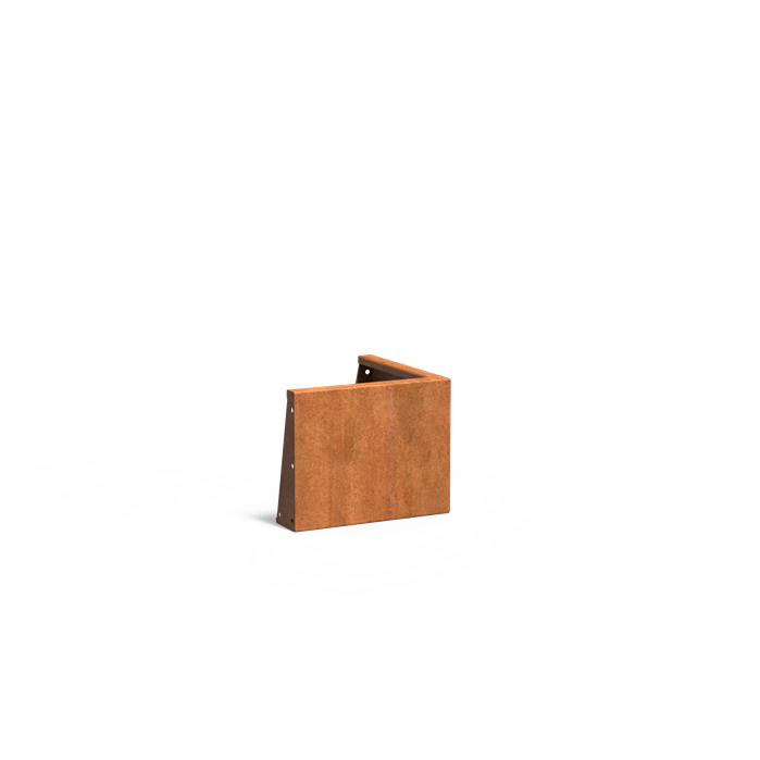 Cortenstahl Stützmauer Stützmauer 400