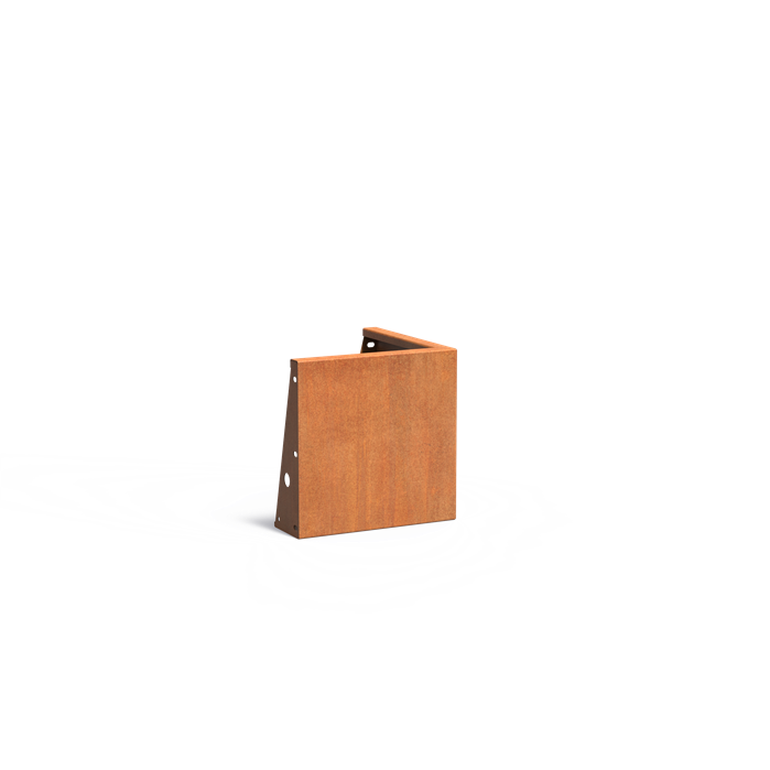 Cortenstahl Stützmauer Stützmauer 500