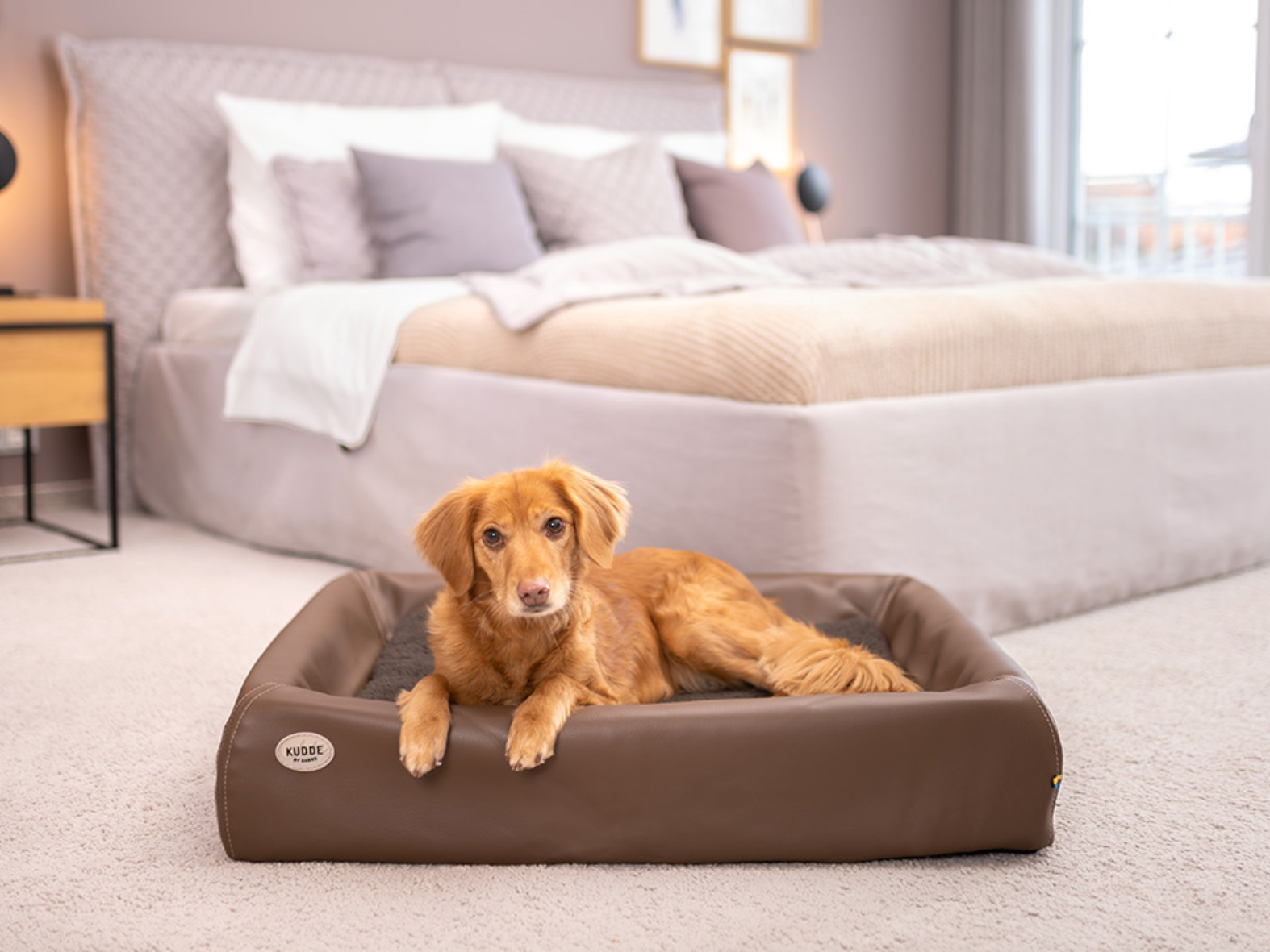 Hundebett KUDDE Kunstleder