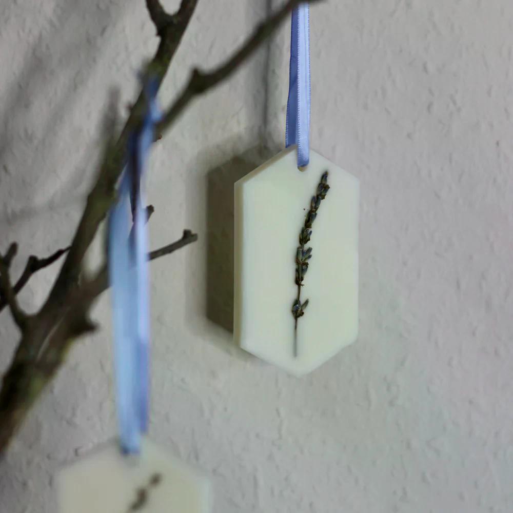 Maximalbeton - Duftaufhänger Lavendel - 2er Set