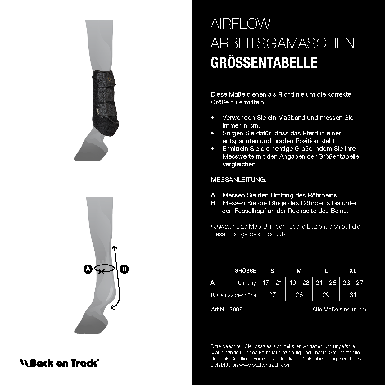 "AirFlow" Arbeitsgamasche