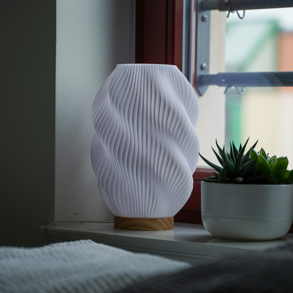 Twuro Lampe Mit Welligem Lichtdesign Für Eine Warme Gemütliche Atmosphäre In Jedes Zimmer Wohnzimmer Schlafzimmer