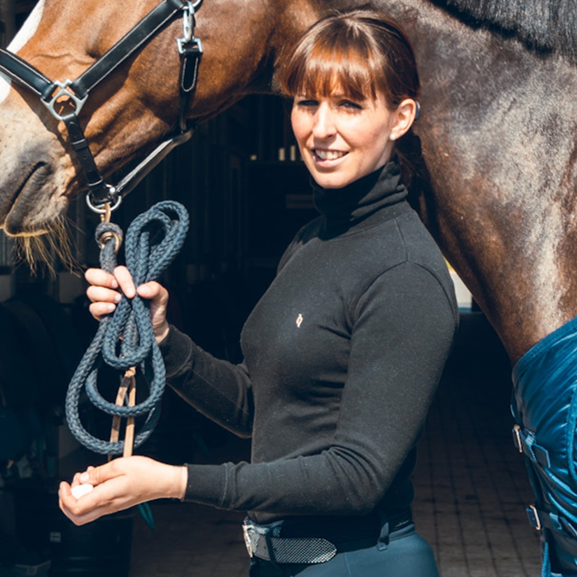 Rollkragensweatshirt Damen