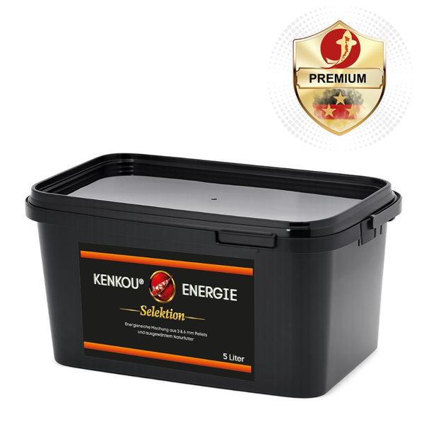 KENKOU® -Selektion- ENERGIE 5 Liter -mit Mehlwürmern, Seidenraupen, Gammarus
