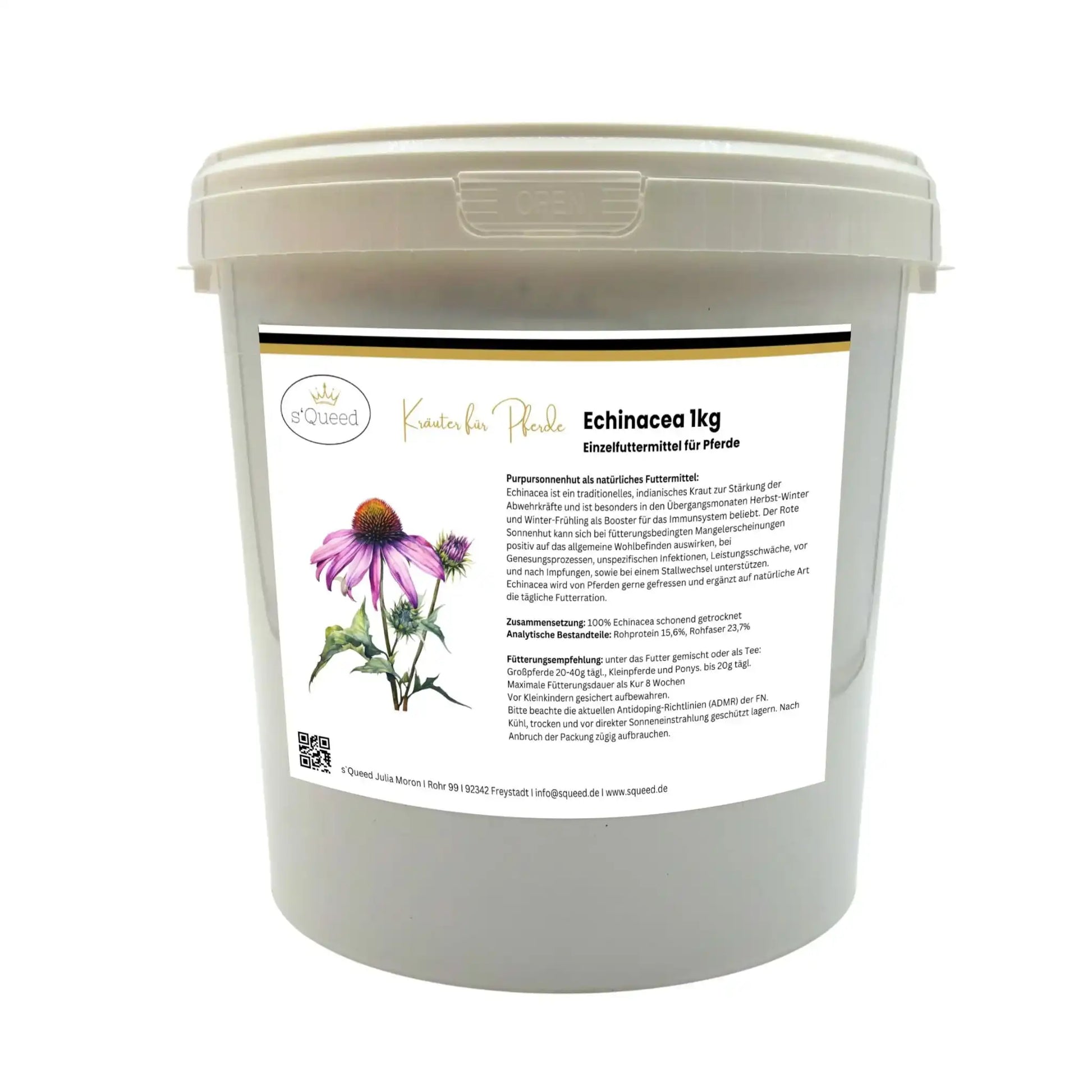 Echinacea Pferd Immunstärkung Zusatzfutter Für Das Immunsystem Und Abwehrkräfte In Belastungsphasen by s`Queed