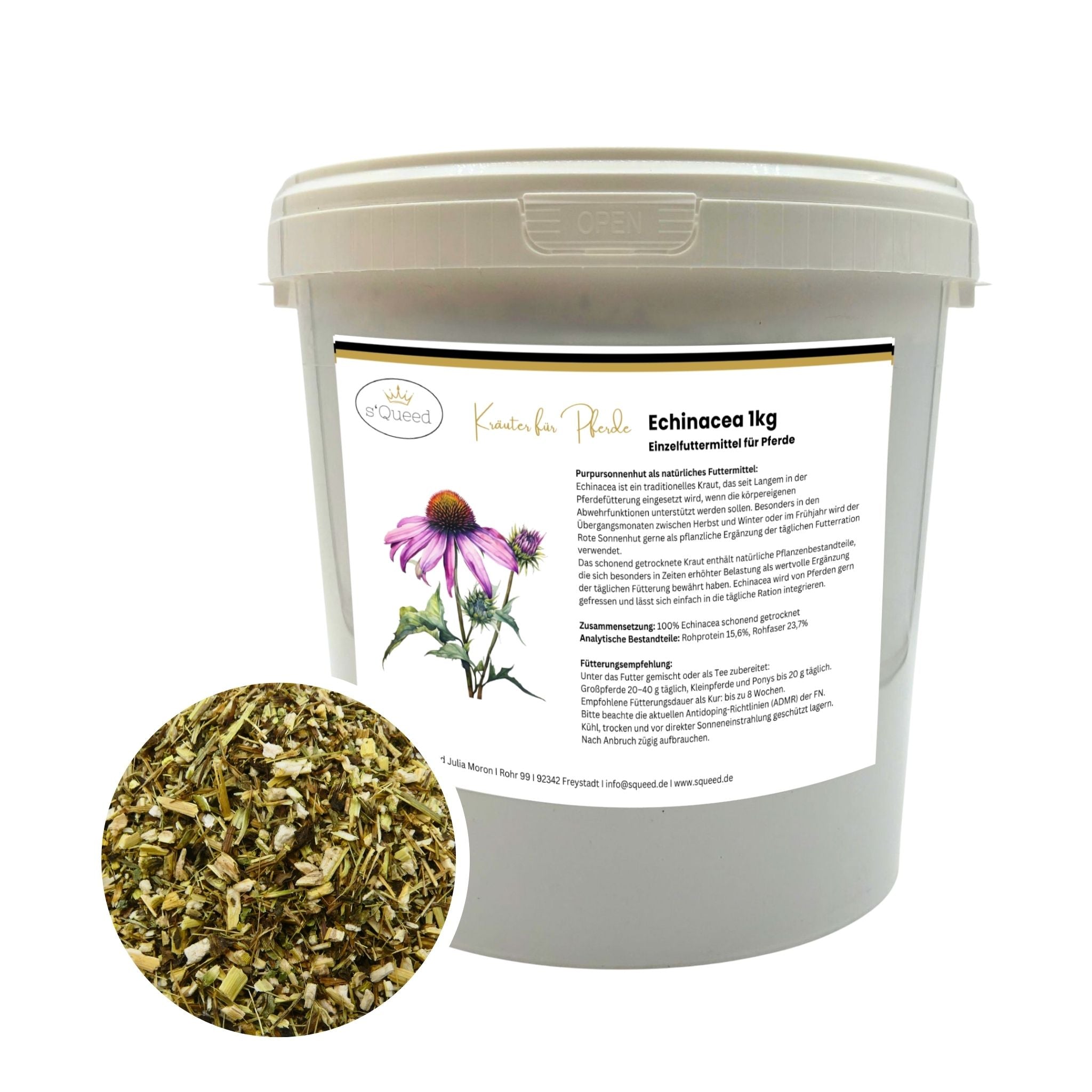 Echinacea Pferd Immunstärkung Zusatzfutter Für Das Immunsystem Und Abwehrkräfte In Belastungsphasen