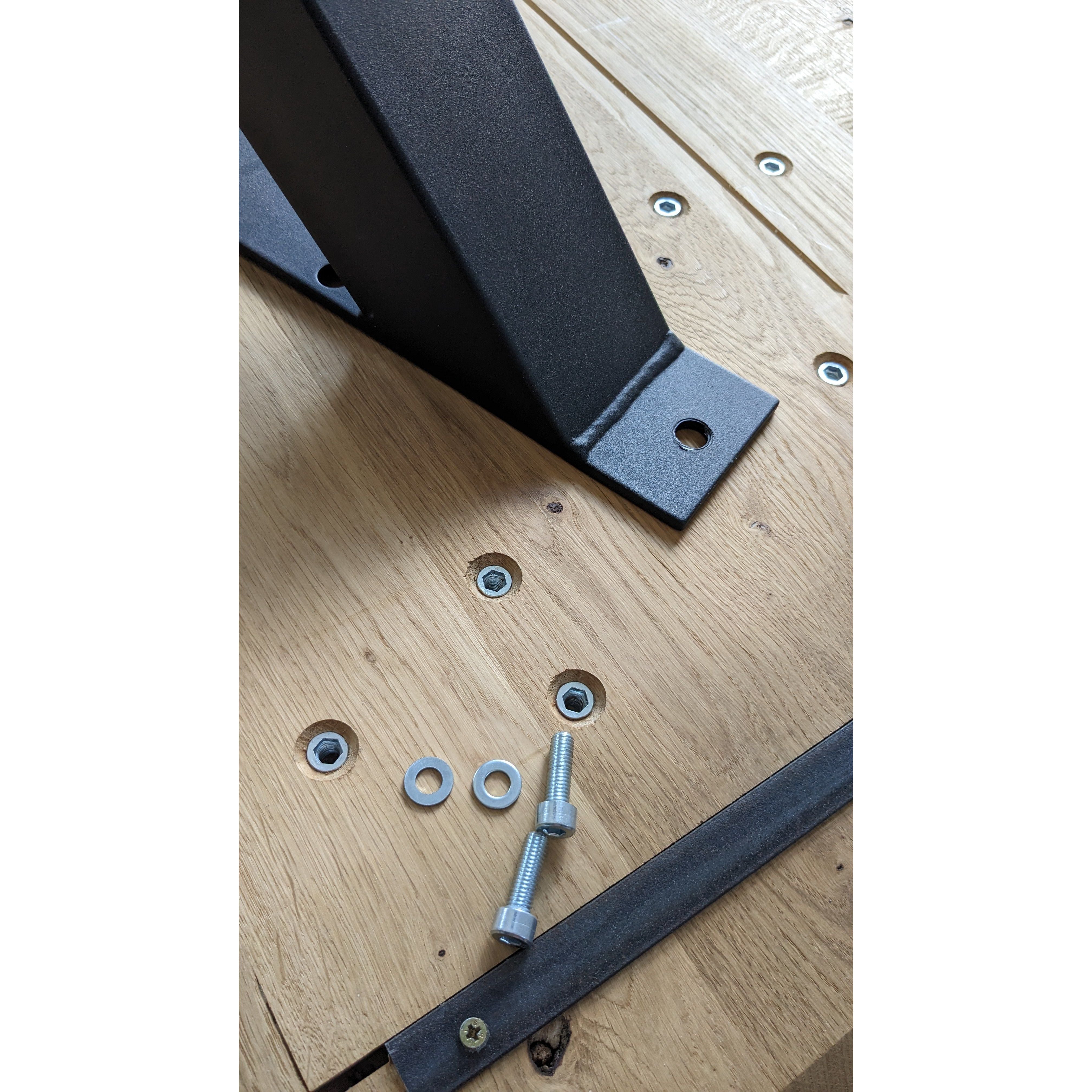 Esstisch Mit Ansteckplatten Eiche Massiv Baumkante Life Edge Und Spidergestell 160x90 Erweiterbar Auf 240x90