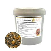 EquiLung Herbal Sensitiv Hustenkräuter Für Pferde Zur Unterstützung Empfindlicher Atemwege 10 Tage Fütterung by s`Queed
