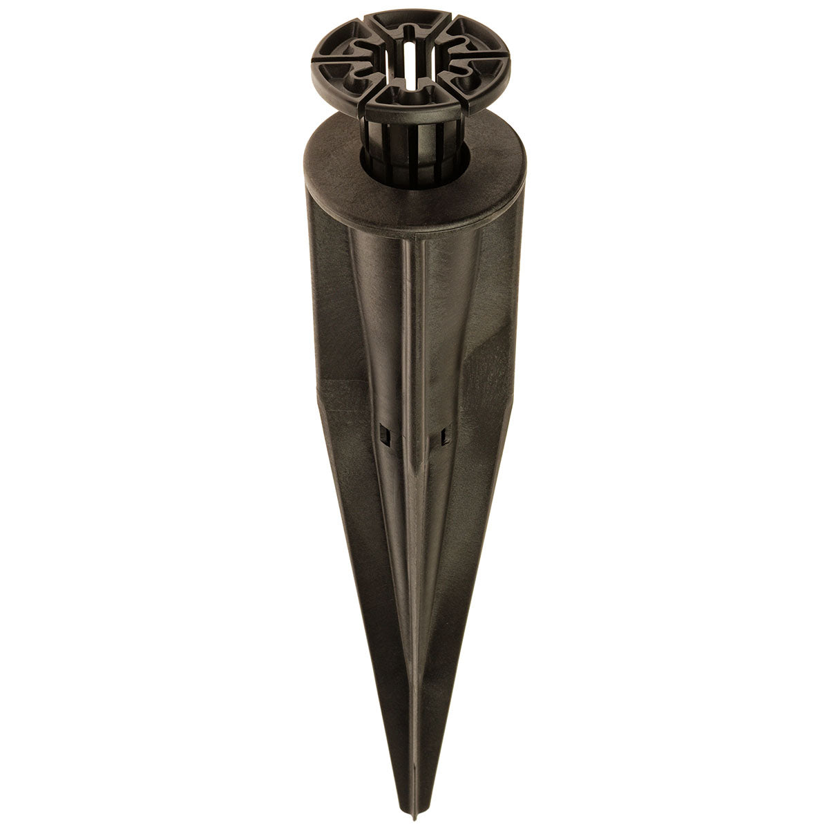 Bodeneinschlaghülse für Kunststoff-Pfähle PET Bodenhülse graphit