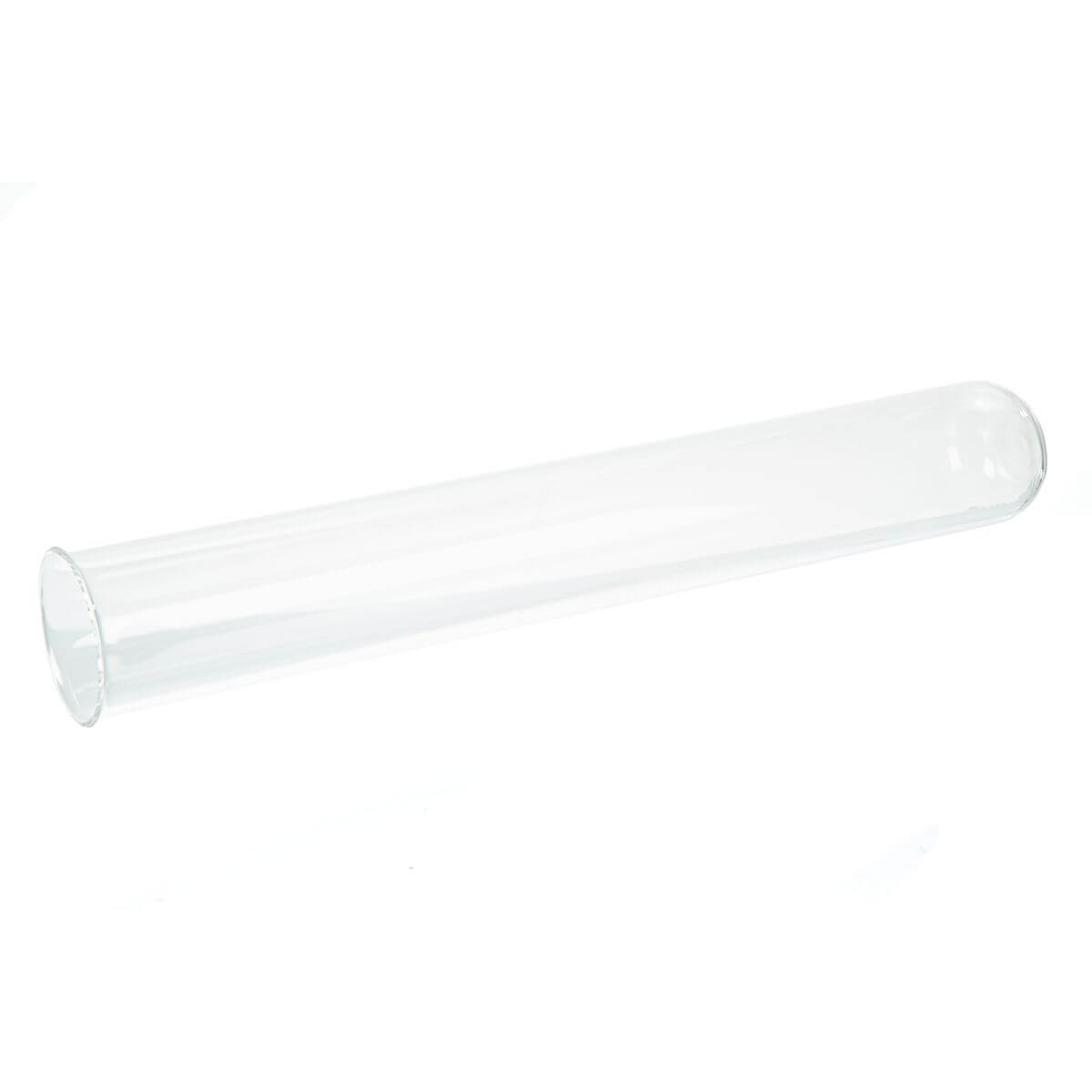 Quarzglas D89,8 x 618,8 mit Bördelrand