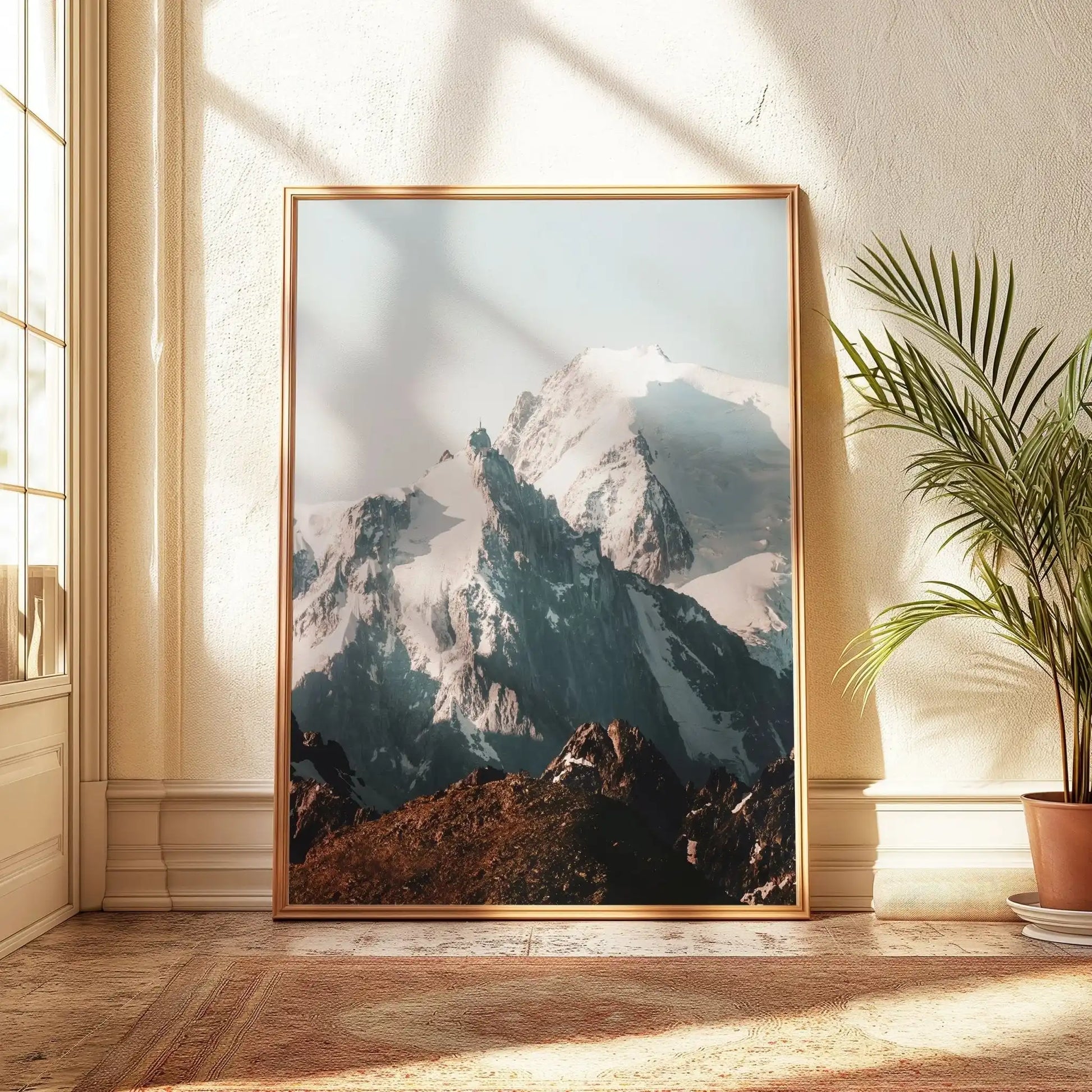 Mont Blanc Massif, Mountain Triptych Wall Art – Landscape Photography Print by Chamonix Prints
