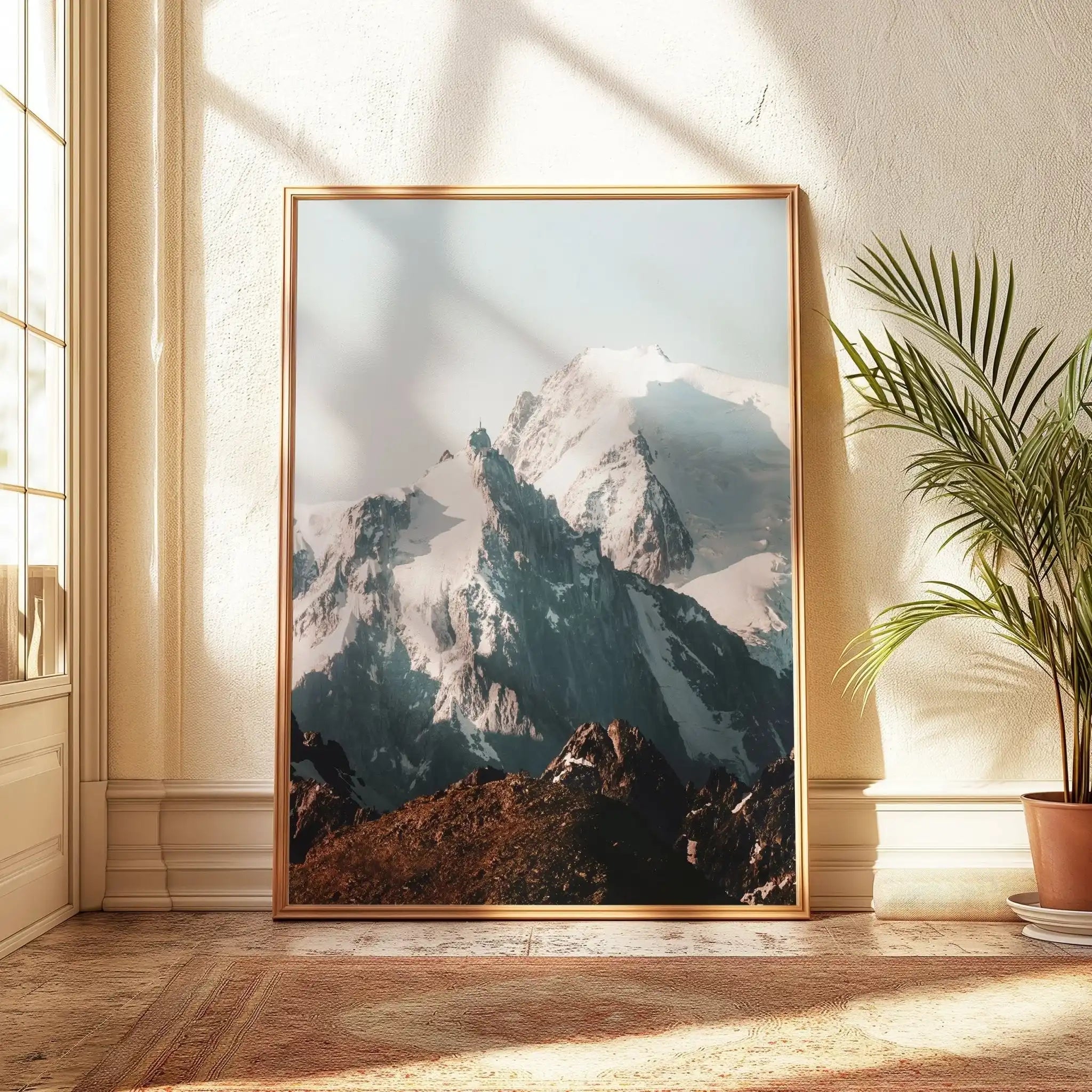 Mont Blanc Massif, Mountain Triptych Wall Art – Landscape Photography Print by Chamonix Prints
