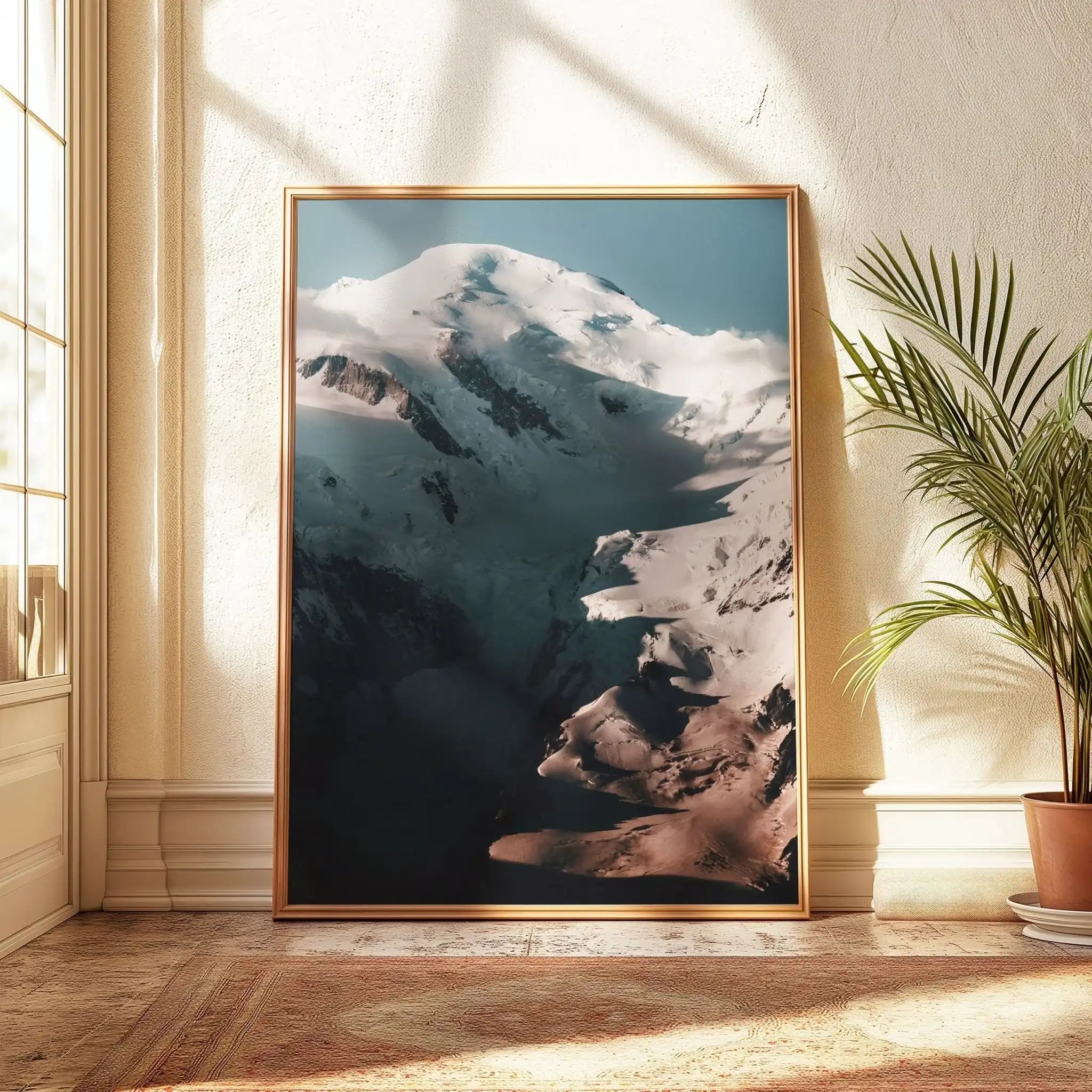 Mont Blanc Massif, Mountain Triptych Wall Art – Landscape Photography Print by Chamonix Prints
