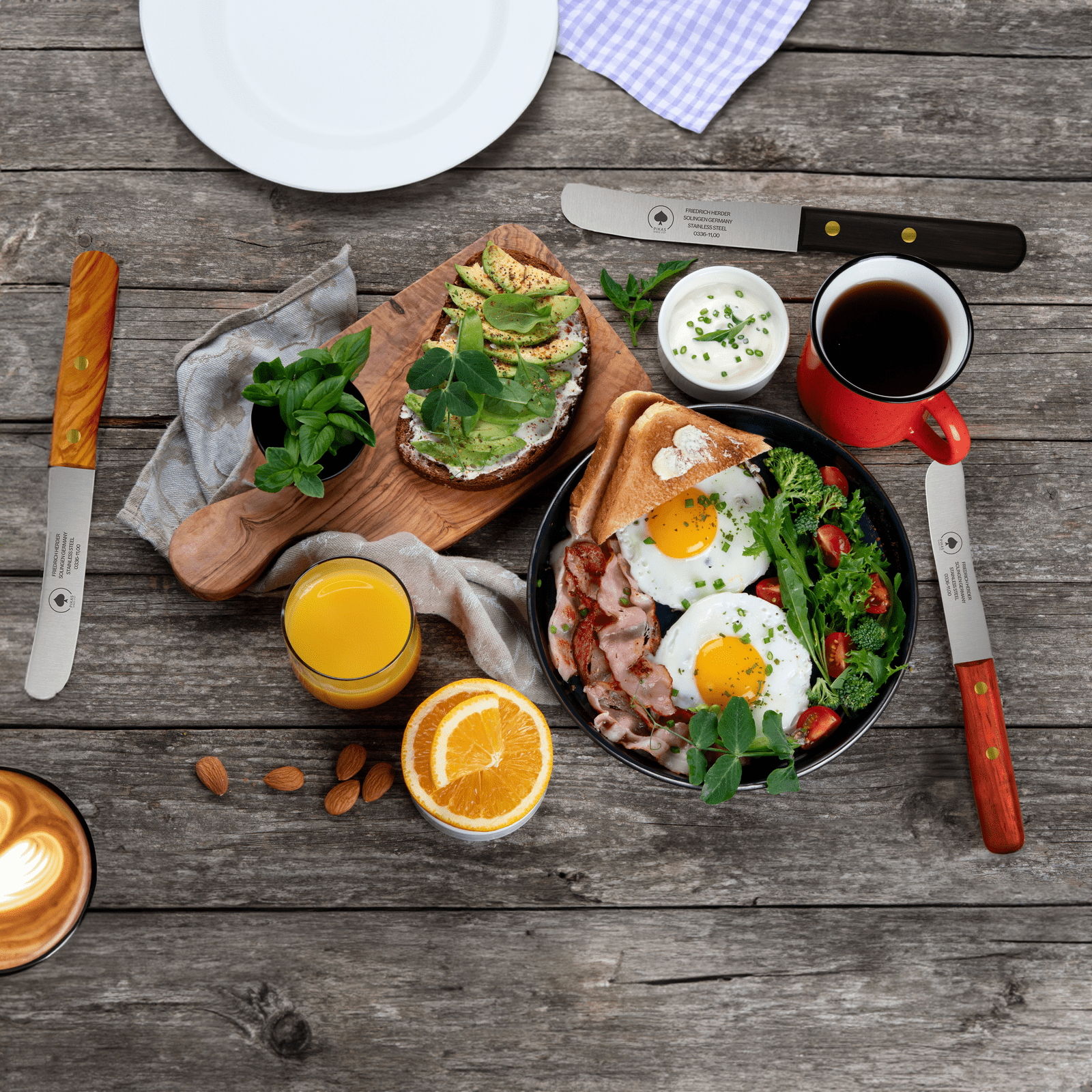 Buckelsmesser Frühstücksmesser Pikas Handgefertigt In Traditioneller Und Moderner Schleiftechnik Für Anhaltende Schärfe