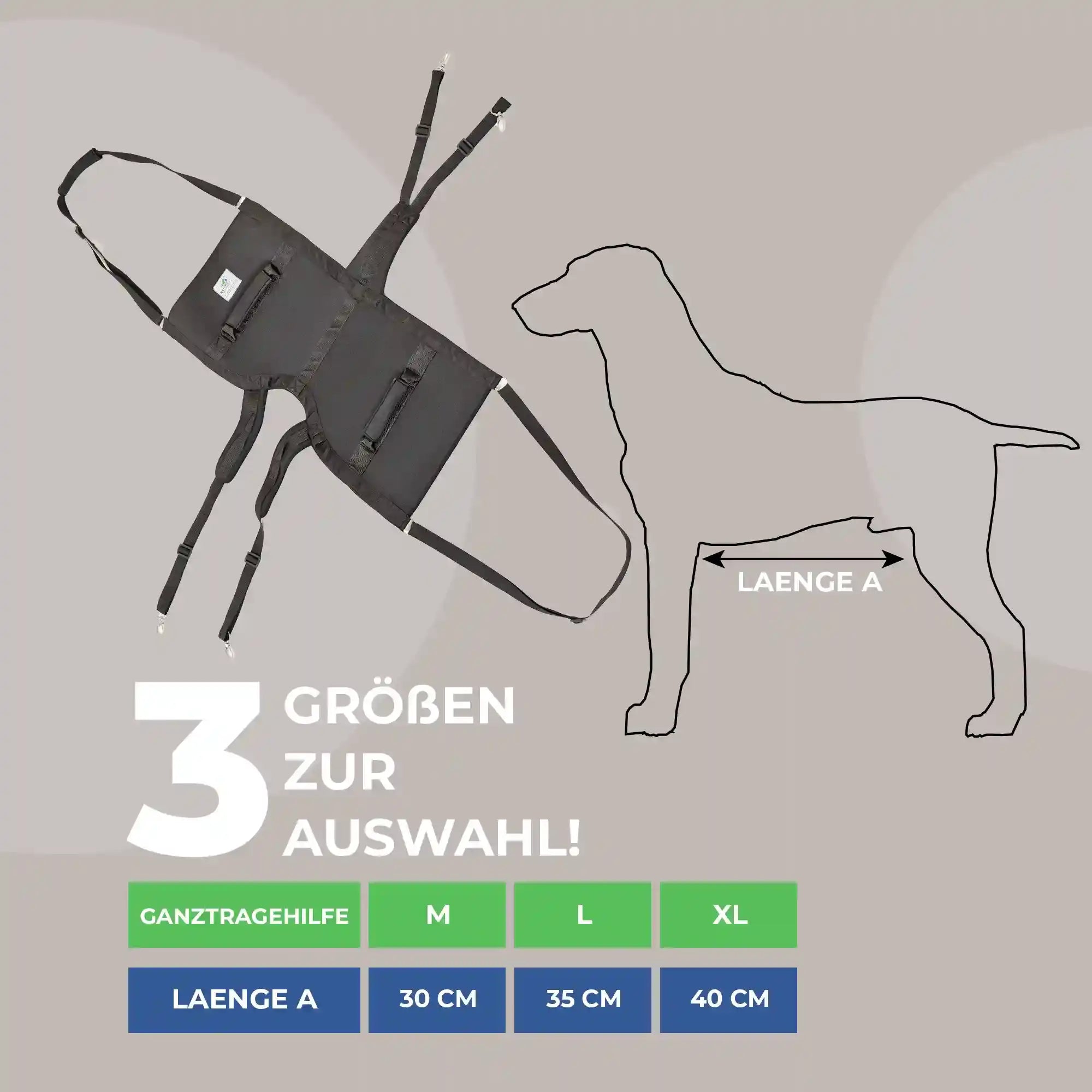 Durchgehende Tragehilfe Basic by Nature Pet