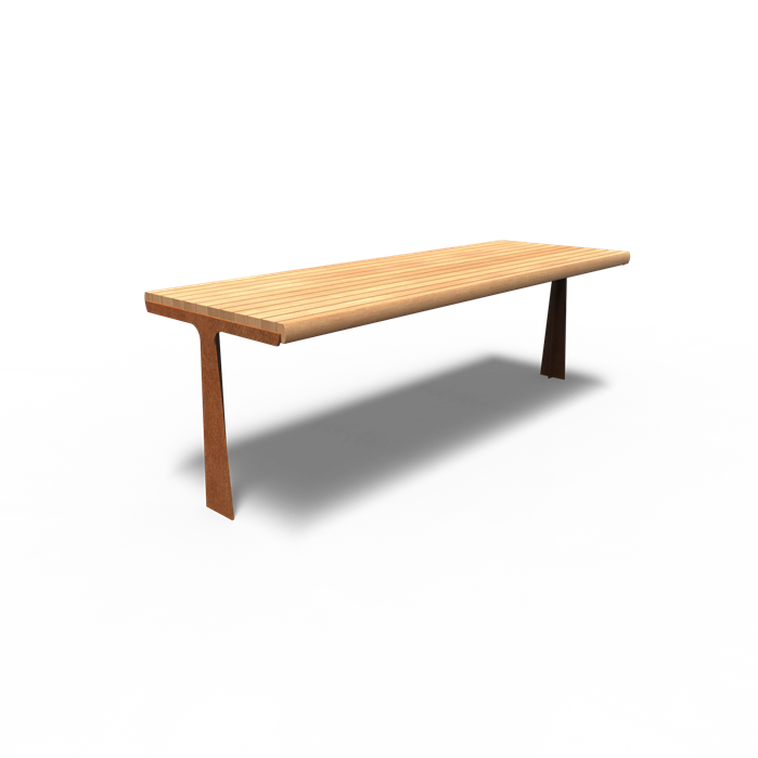 Cortenstahl Tische GRO Tisch