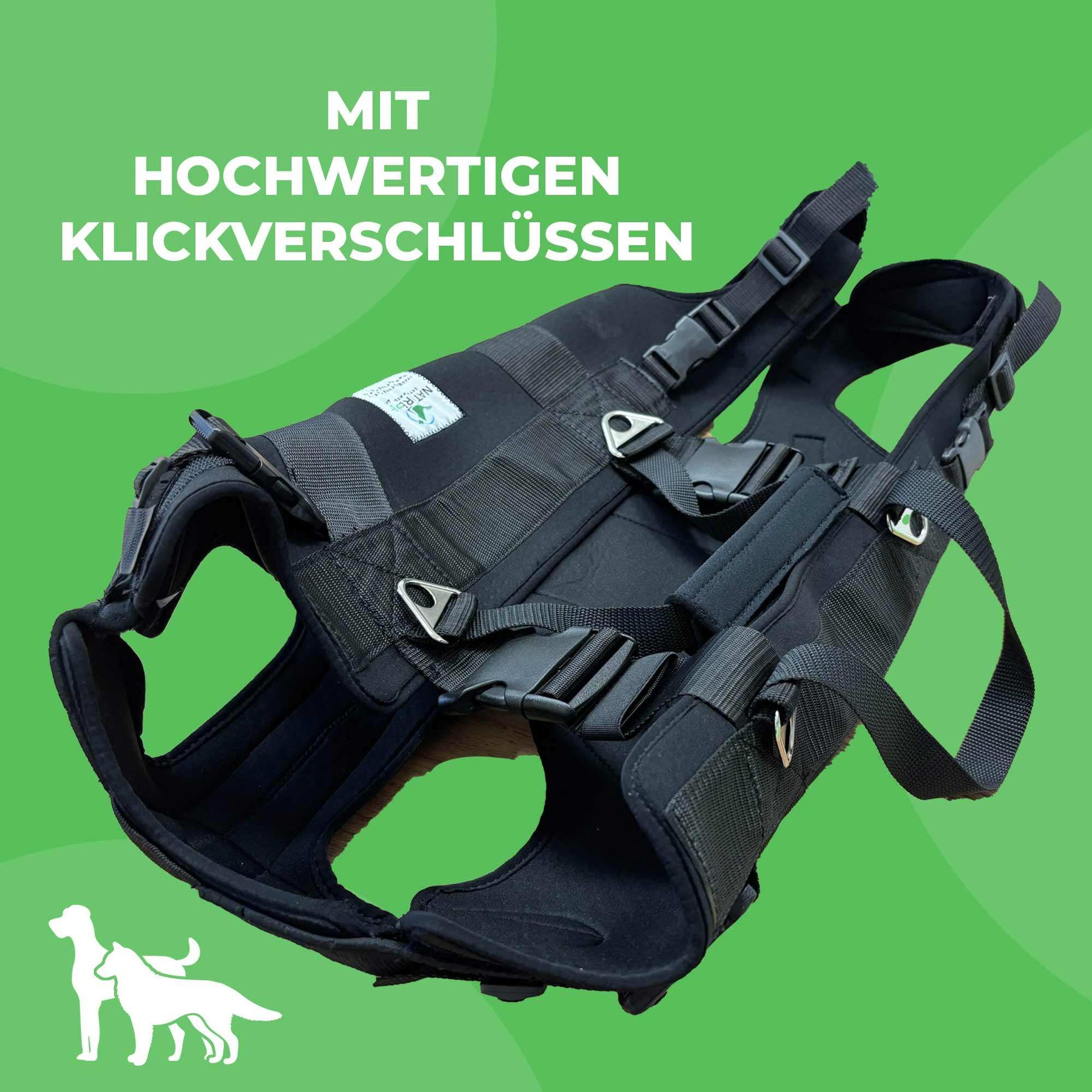 Durchgehende Tragehilfe für Hunde by Nature Pet
