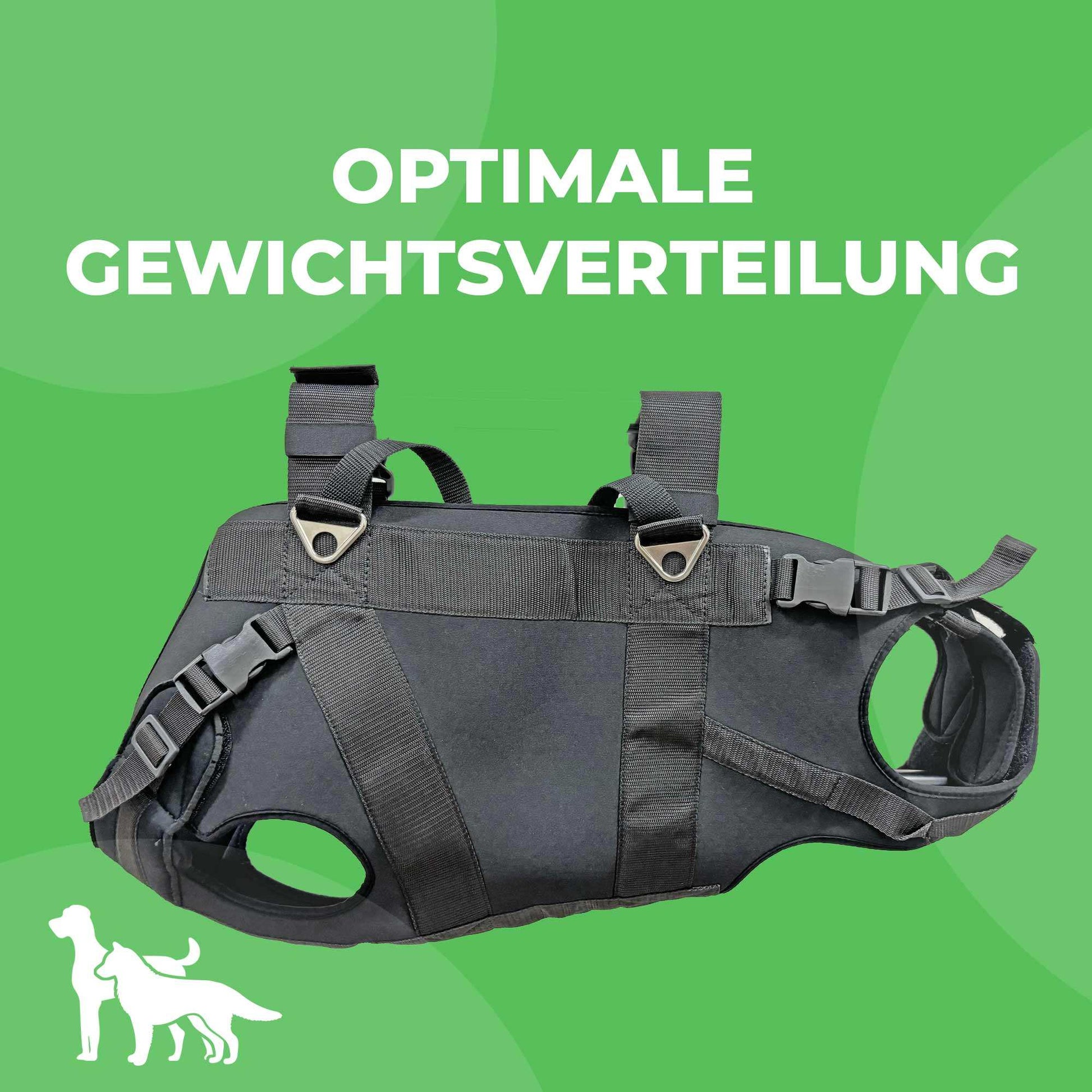 Durchgehende Tragehilfe für Hunde by Nature Pet