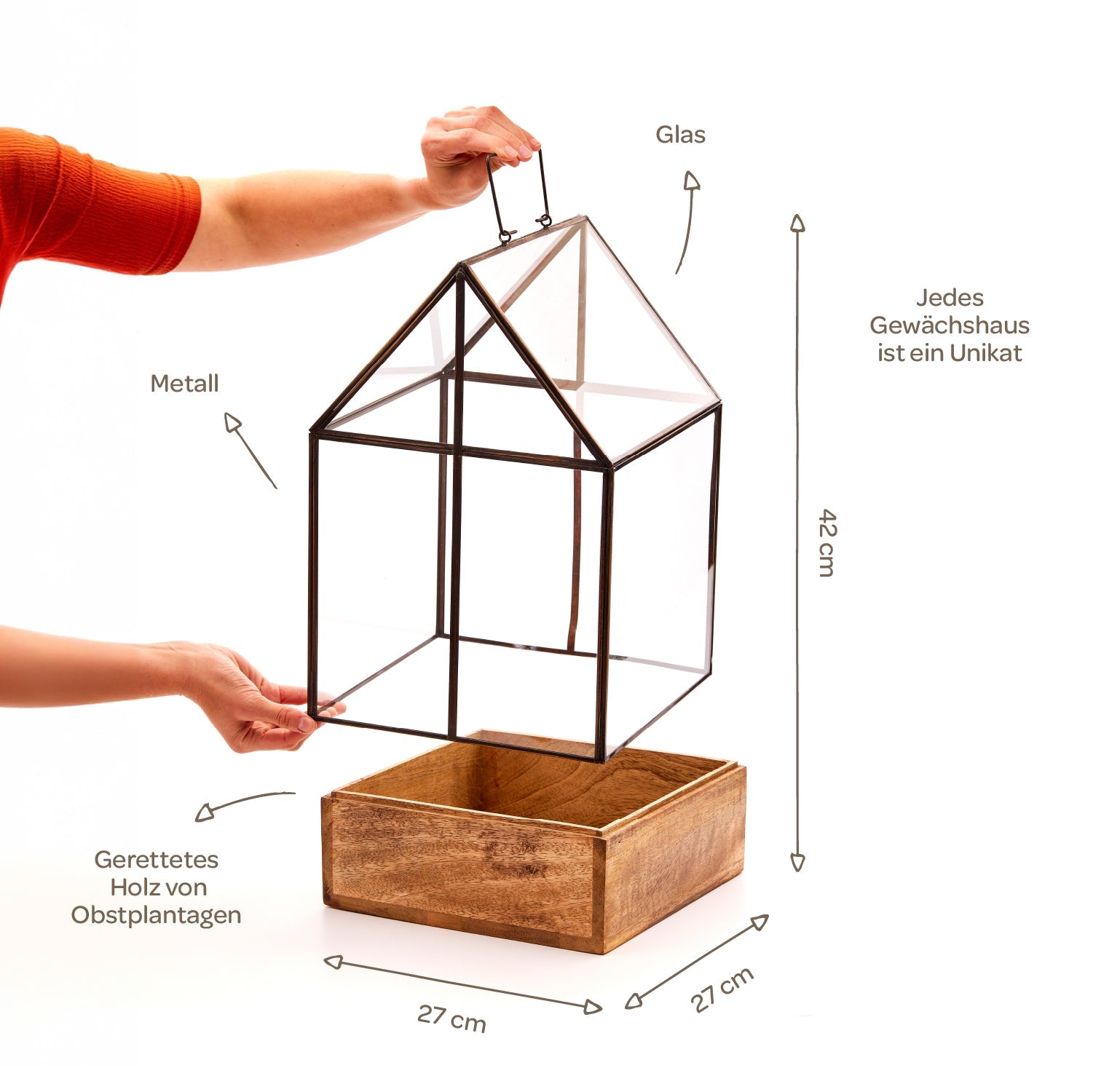 Hochwertiges Anzucht- und Gewächshaus