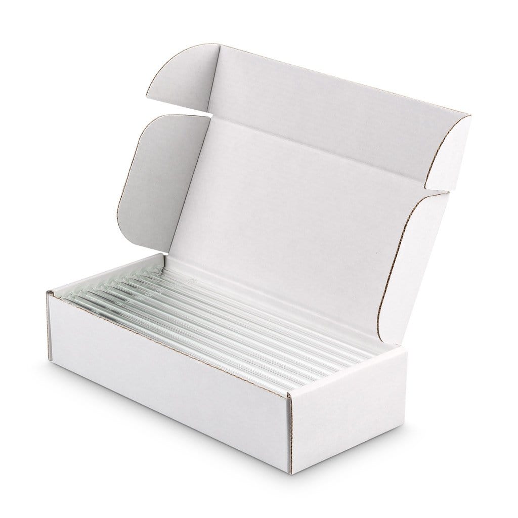 50x 20cm Glasstrohhalme mit Gravur für jeden Anlass