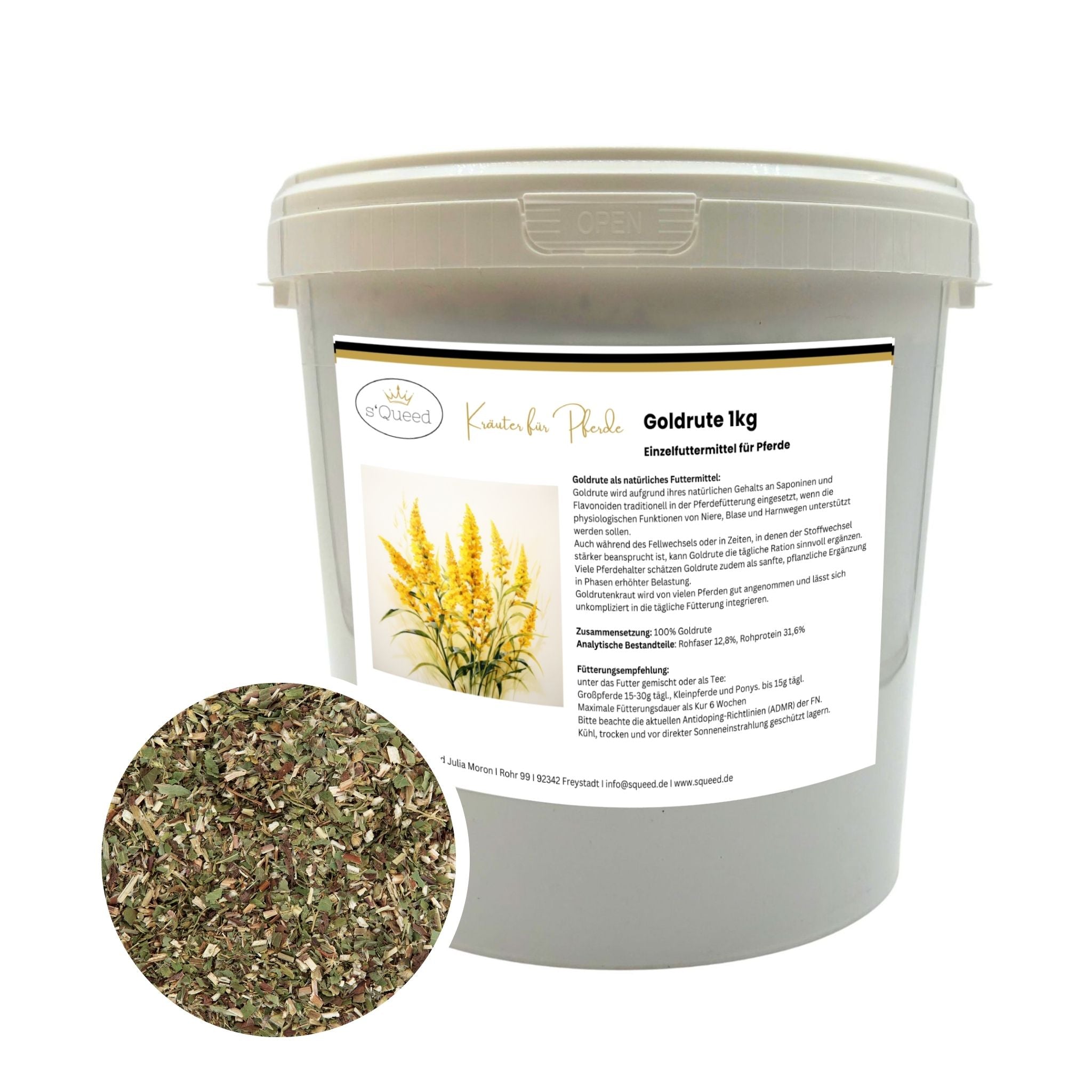 Goldrute Pferd Natürliche Unterstützung Bei Stoffwechselproblemen Nieren Blase Und Harnwege