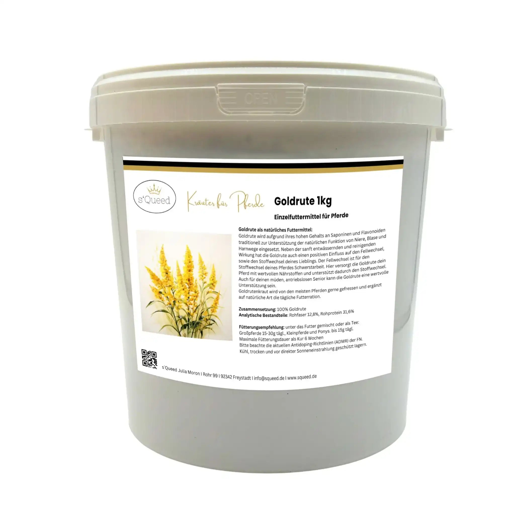 Goldrute Pferd Natürliche Unterstützung Bei Stoffwechselproblemen Nieren Blase Und Harnwege by s`Queed