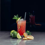 Cocktail Rezepte 3.0 Glasstrohhalme mit gravierten Maßen für perfektes Mixen - 6er Set