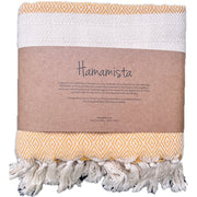 Hamamtuch Charlotte Gelb Handgewebt Pestemal Sehr Gut Oeko Test Strand Sauna Pool Pareo Schal