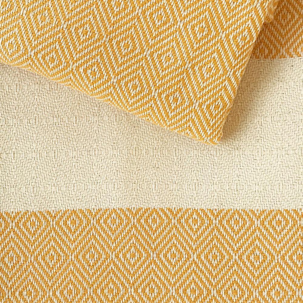 Hamamtuch Charlotte Gelb Handgewebt Pestemal Sehr Gut Oeko Test Strand Sauna Pool Pareo Schal