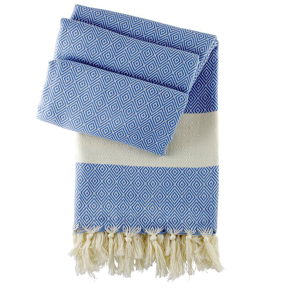 Hamamtuch Charlotte Jeansblau Handgewebt Pestemal Für Strand Sauna Und Pool Öko Test Sehr Gut