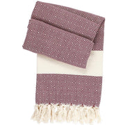 Hamamtuch Charlotte Bordeaux Handgewebt Öko Test Sehr Gut Geprüft Ideales Tuch Für Strand Sauna Pool Pareo Oder Schal