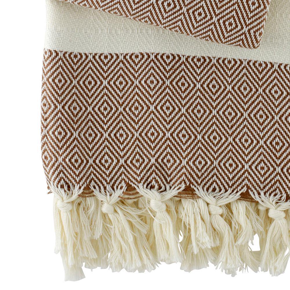 Hamamtuch Charlotte Braun Handgewebt Pestemal Öko-Test Sehr Gut Ausgezeichnet Vielseitiges Strandtuch Sauna Und Pool Tuch